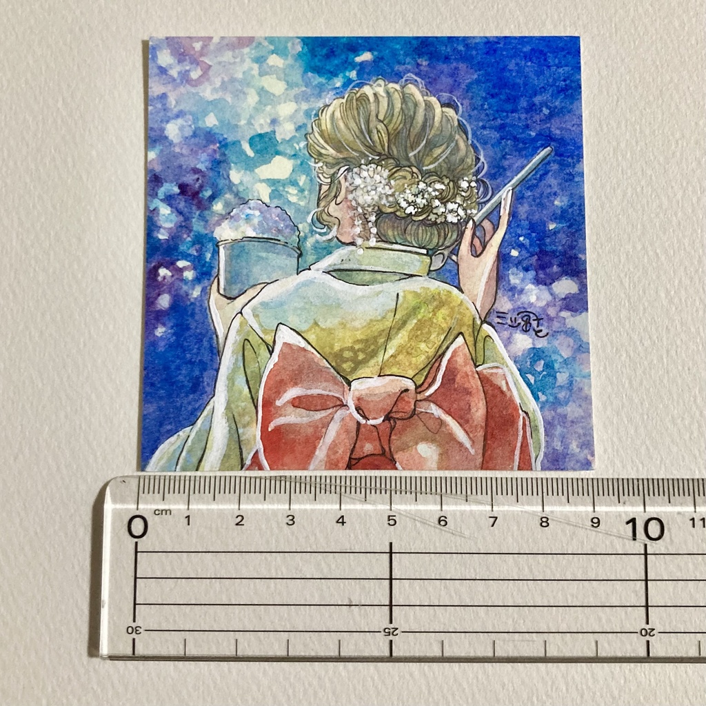 ミニ原画【かき氷】