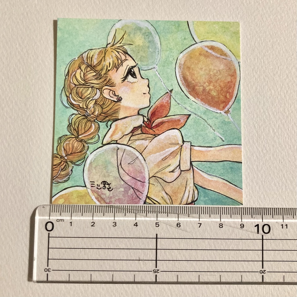 ミニ原画【ふわり】