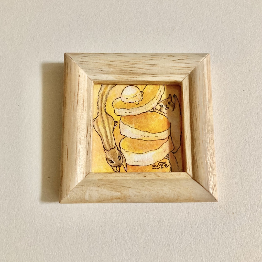 ミニ原画【ホットケーキだ！】