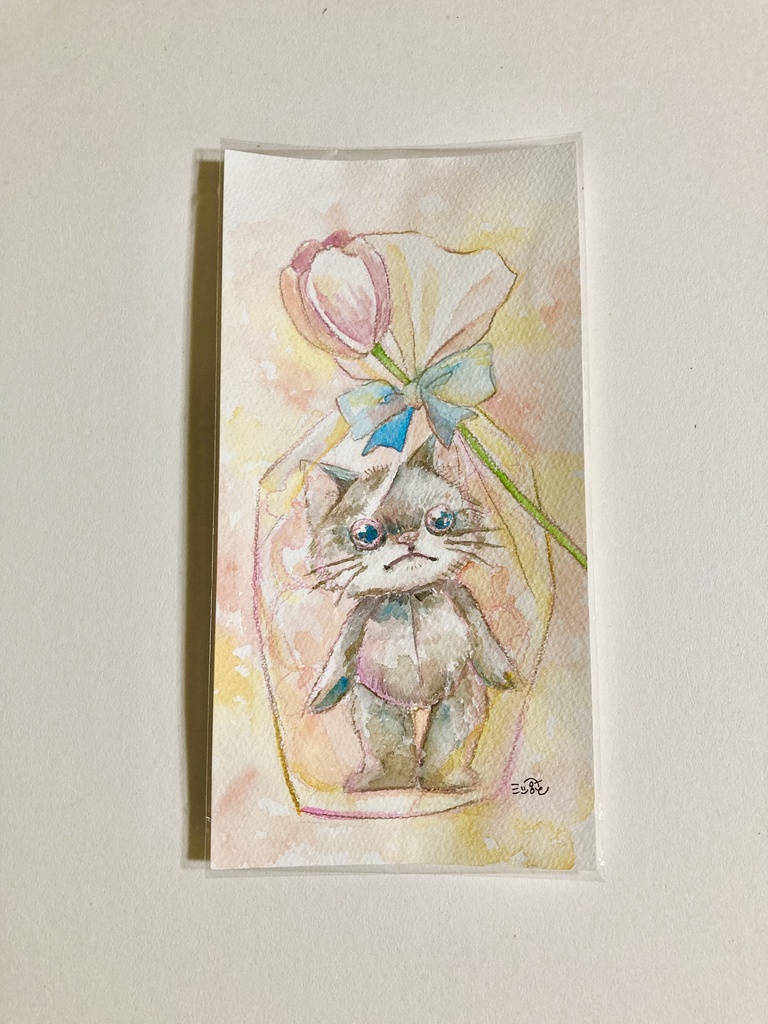 原画【お迎え待ち①】