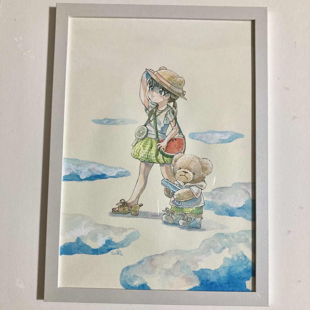 原画【じゃがいもとみそら 晴れた！】