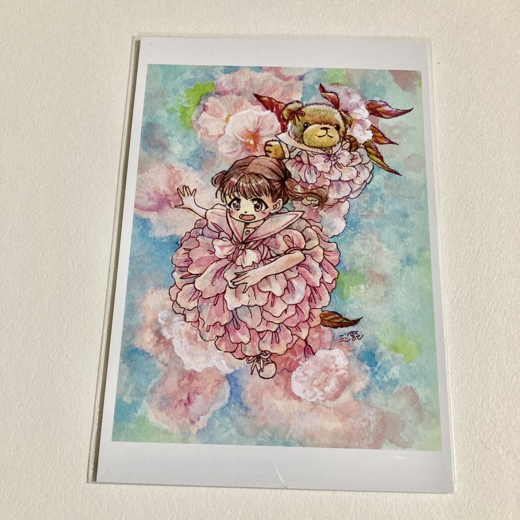 ポストカード【八重桜】