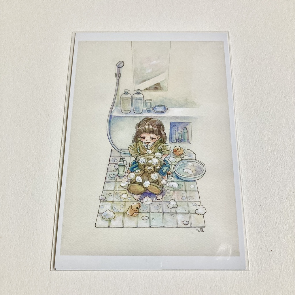 ポストカード【ごしごし】