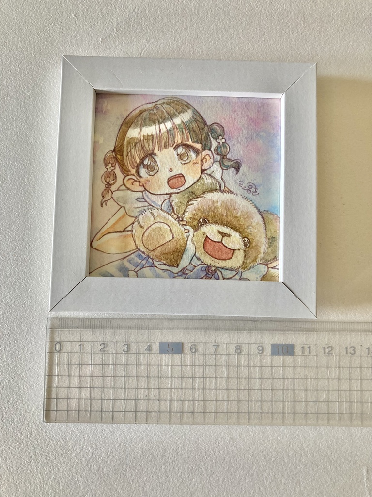 ミニ原画【しましまワンピース】
