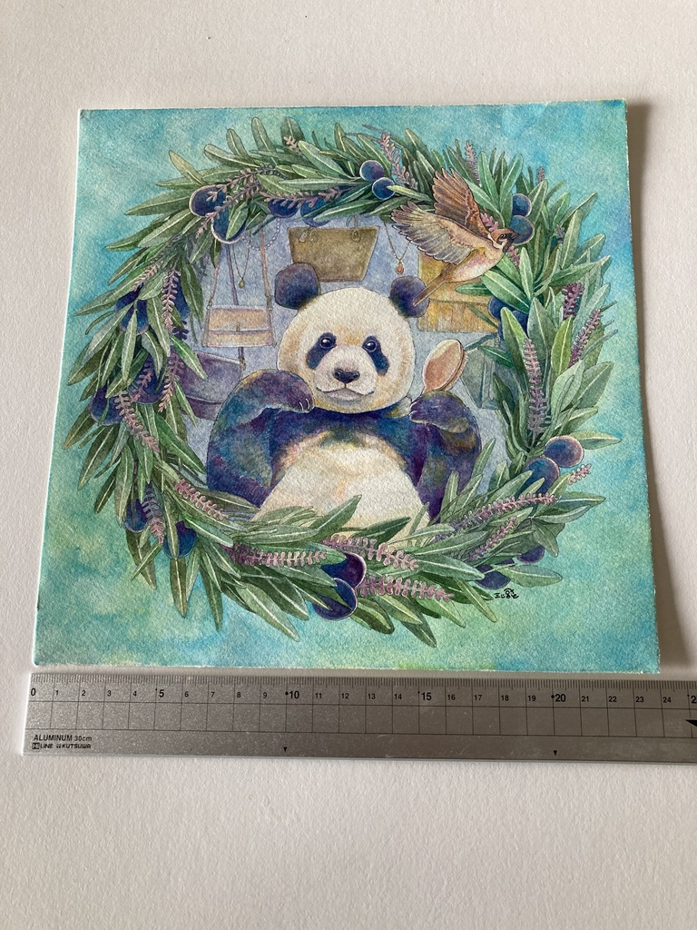 原画【朝の身支度】