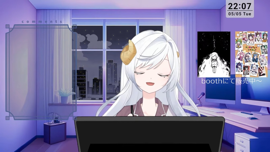 【朝活・夜雑談の決定版】Living Studio Standard - 空間連動型・配信画面フルセット