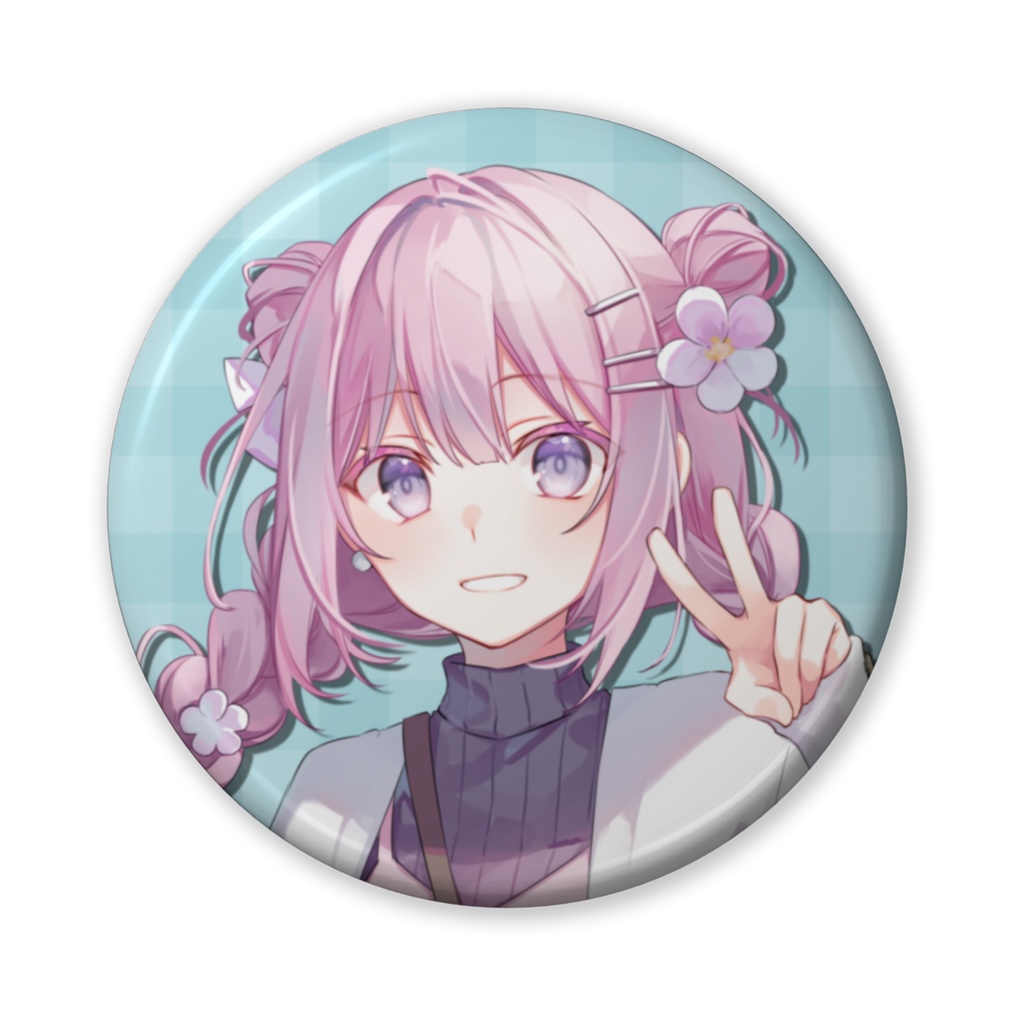 【常時購入可能】1周年記念缶バッジ56mm(私服)