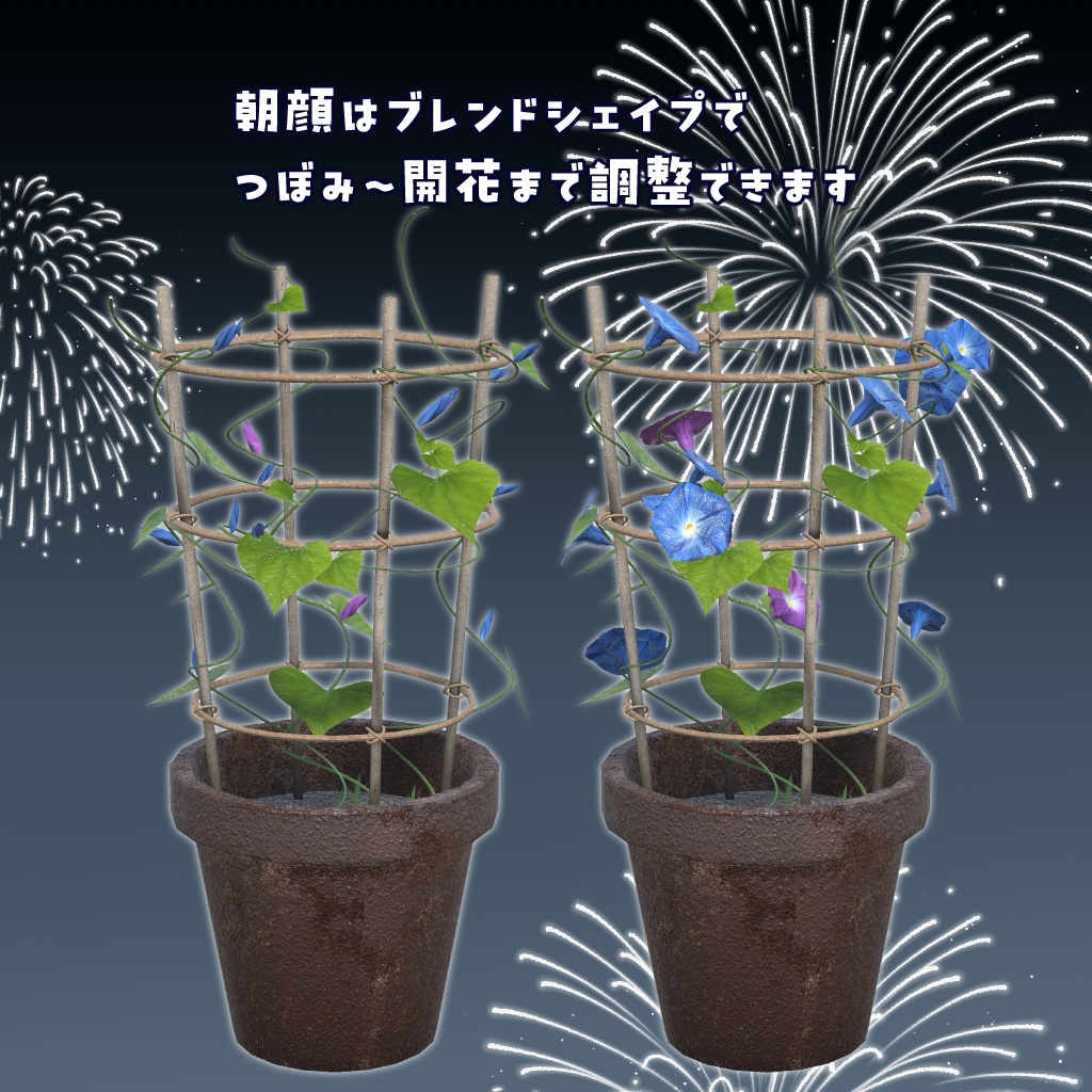 SummerSet!(スイカと朝顔)