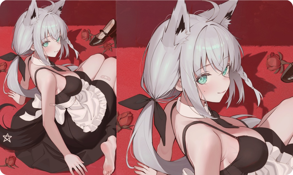 プレイマット：白上フブキ2 C106