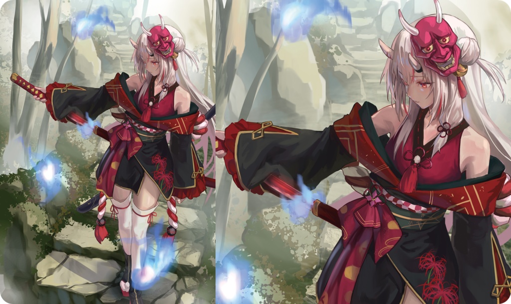 プレイマット：百鬼あやめ C107