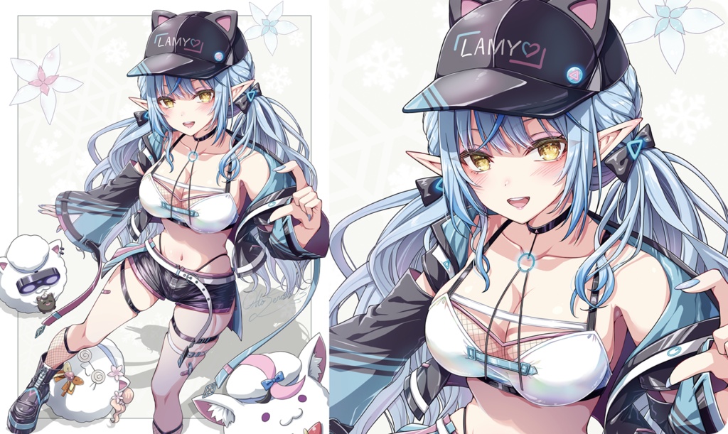 プレイマット：雪花ラミィ C108