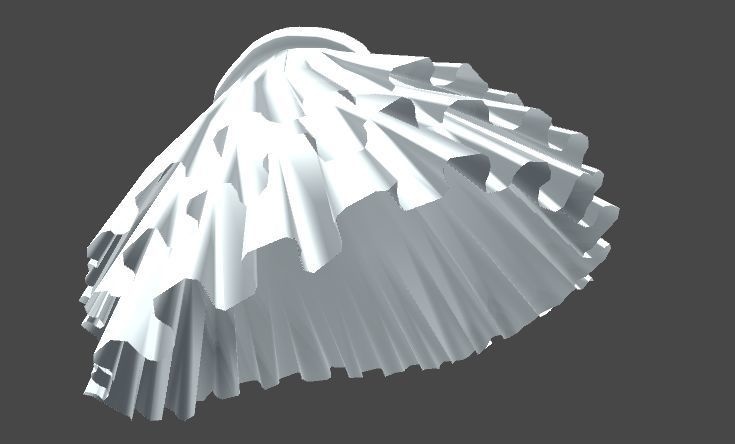 【VRChat想定】三段フリルミニスカート