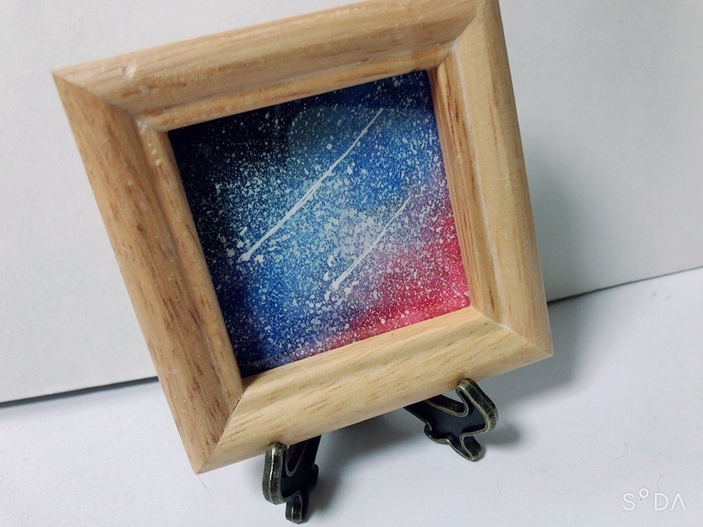 流れ星のミニ原画
