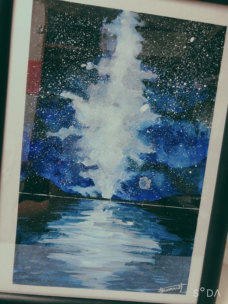夜空と星の海