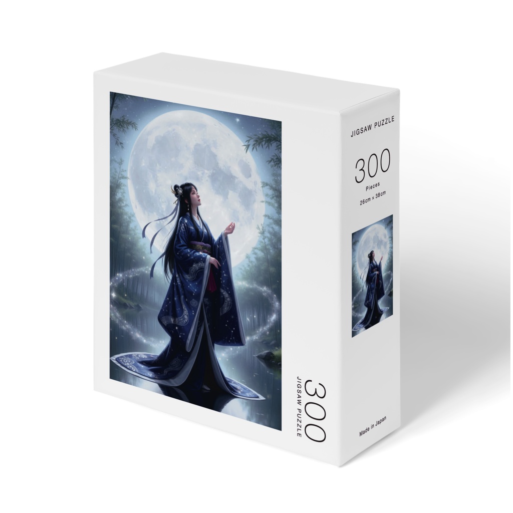 月詠の姫 ― ツクヨミ ―(Tsukuyomi, Goddess of the Moon) 静寂に宿る月の祈りを、ひとつのピースに。