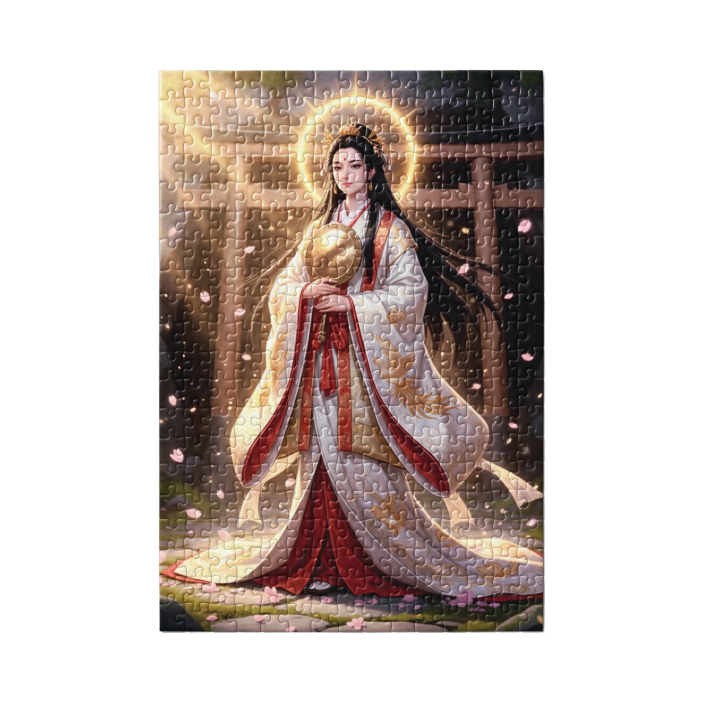 天照 ― アマテラス ―(Amaterasu, Goddess of the Sun) ── 闇を照らす、光の祈り。