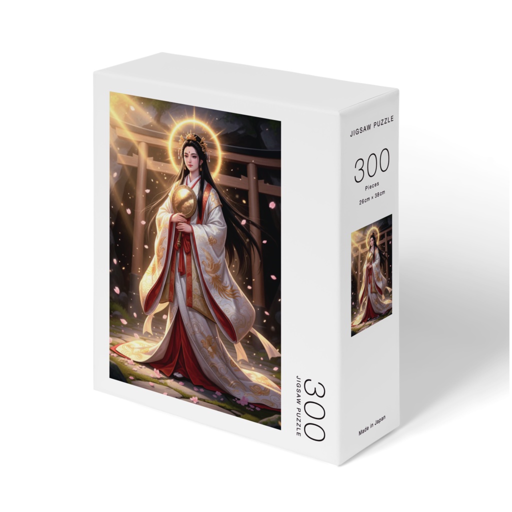 天照 ― アマテラス ―（Amaterasu, Goddess of the Sun） ── 闇を照らす、光の祈り。
