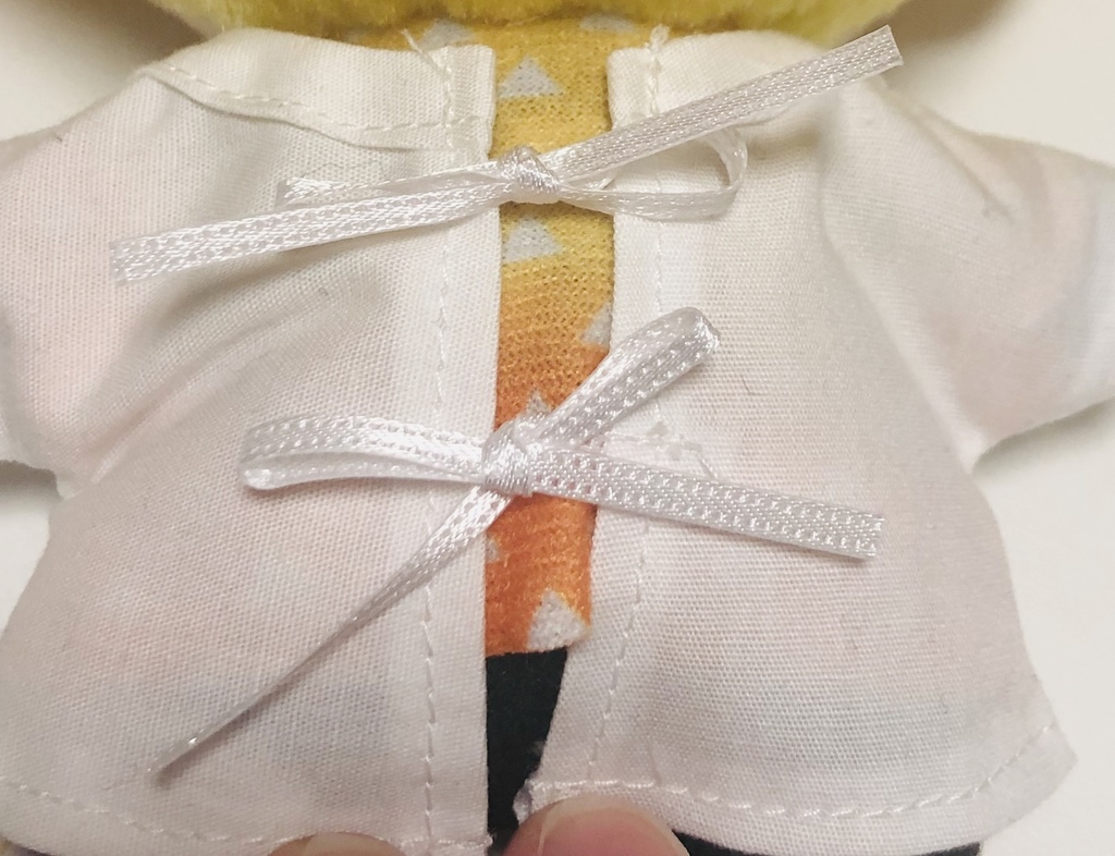 ともぬい(割烹着と三角巾)