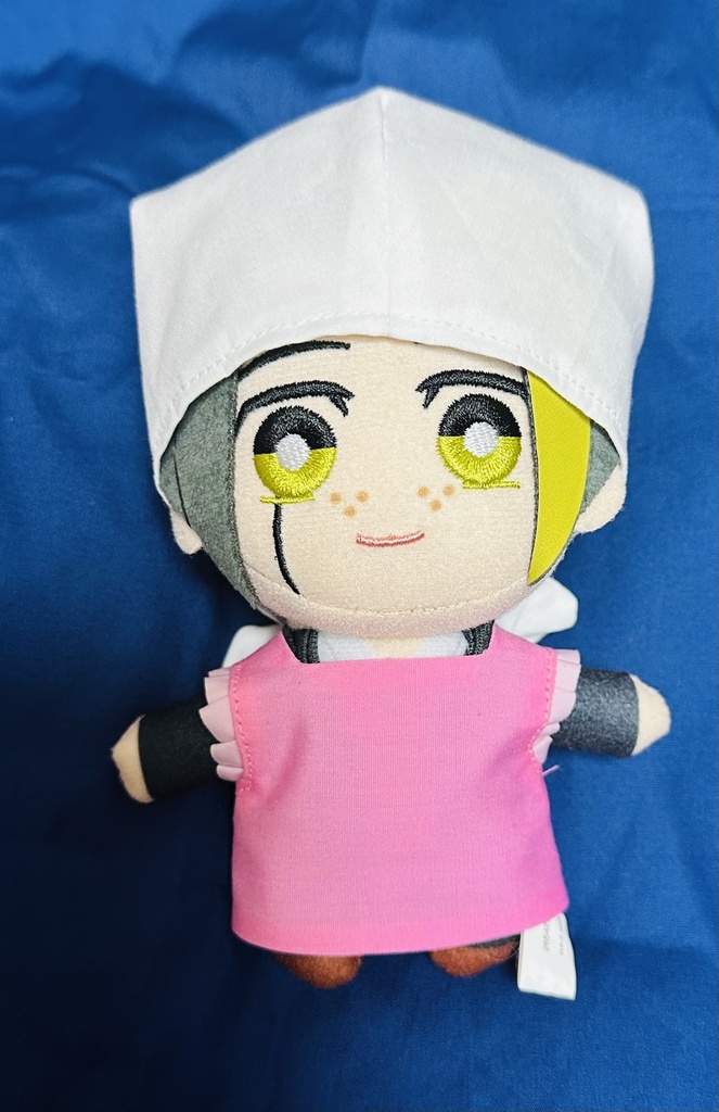 マッシュルともぬいエプロン&三角巾