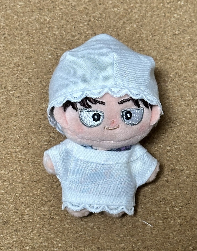 8cmほわぬい用(割烹着、三角巾)