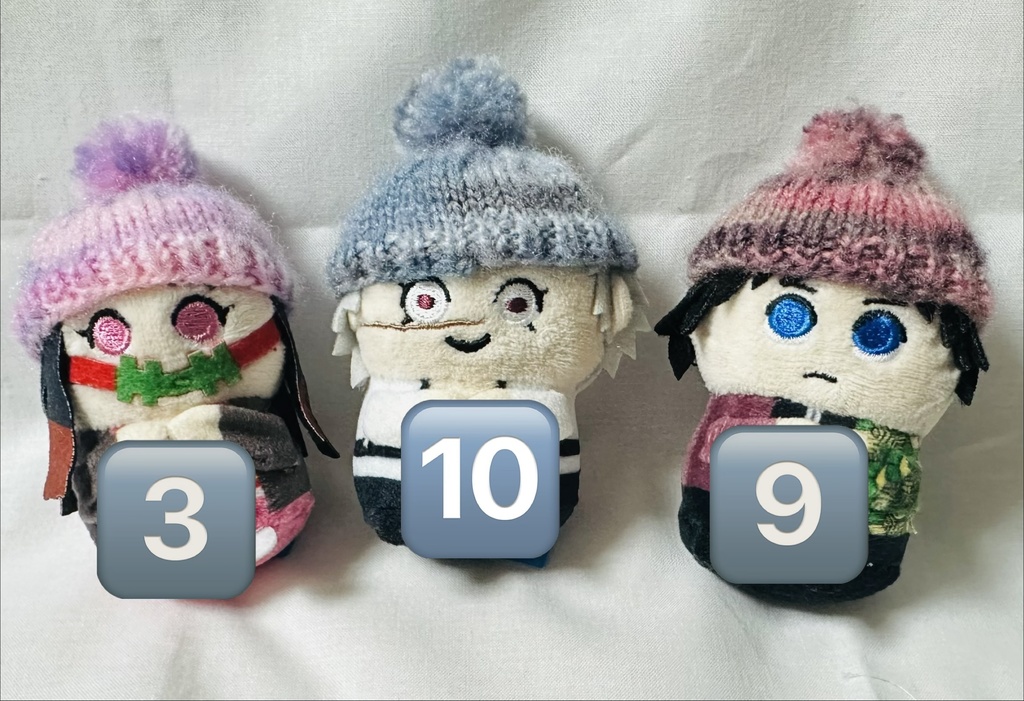 ミニミニフレンズ(ポンポンニット帽)