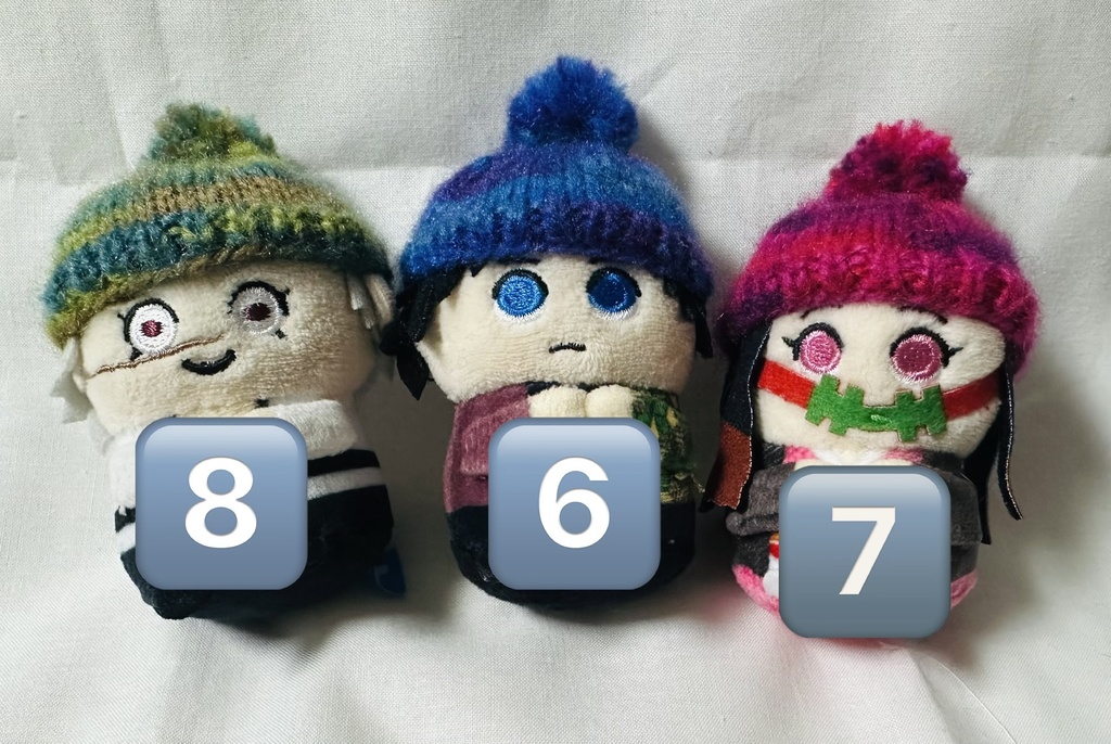 ミニミニフレンズ(ポンポンニット帽)