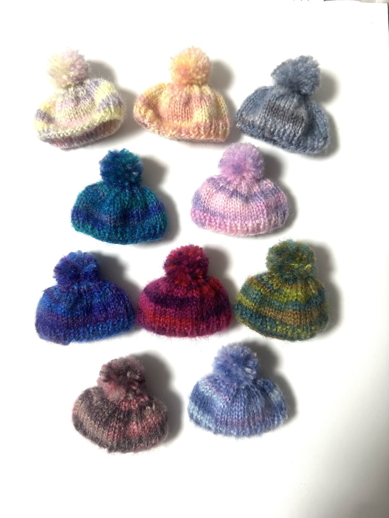 ミニミニフレンズ(ポンポンニット帽)