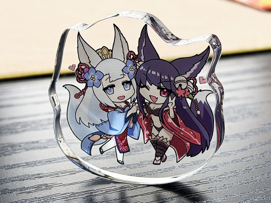 【C107】ゆらゆらアクリルブロック(ユエル&ソシエ)