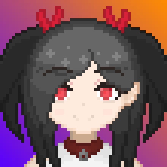 PIXEL ART【live2dモデル】Hearts Girl