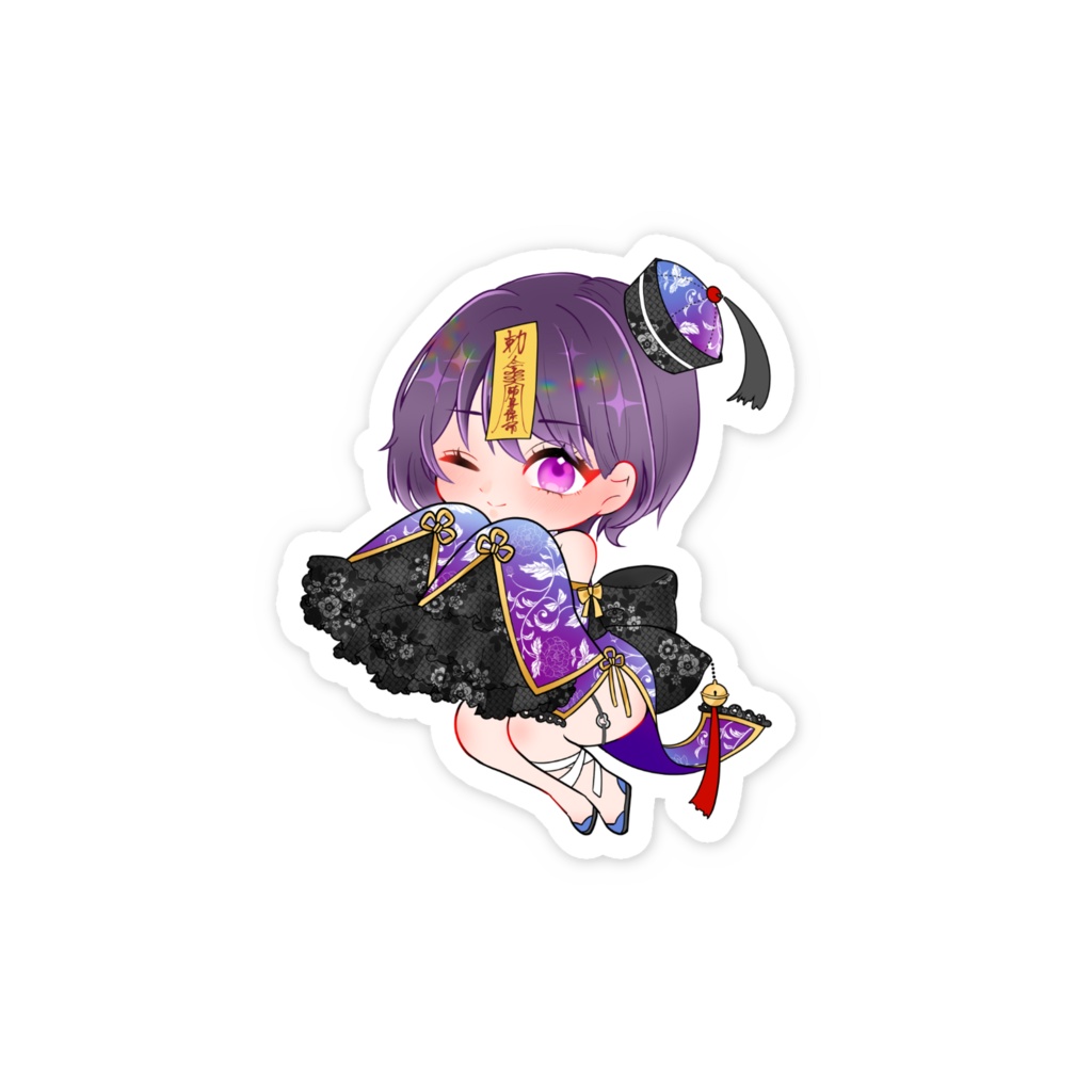 進藤あずさ活動2周年記念グッズ スマホステッカー