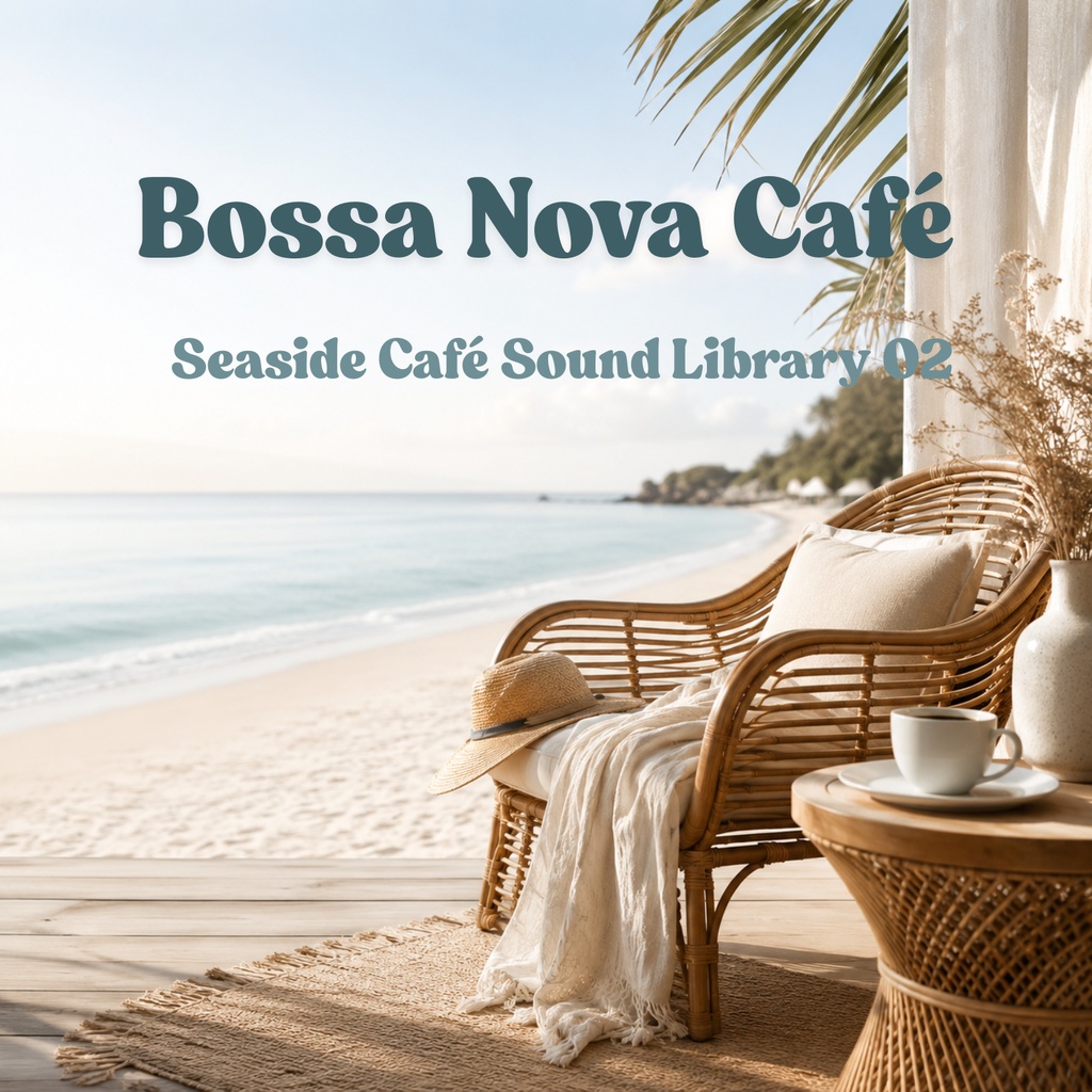 【商用利用OK】Bossa Nova Café|Seaside Café Sound Library 02|ボサノバBGM 全16曲パック
