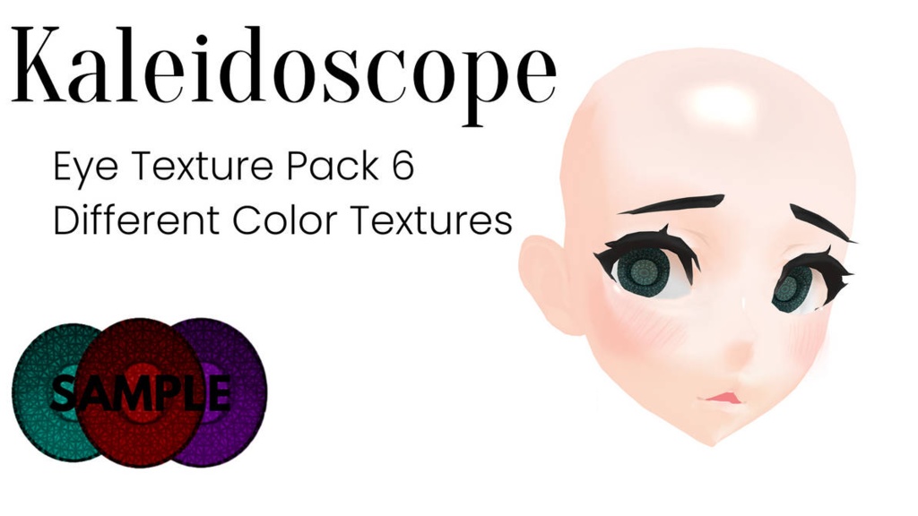 MMD Kaleidoscope Eye Textures