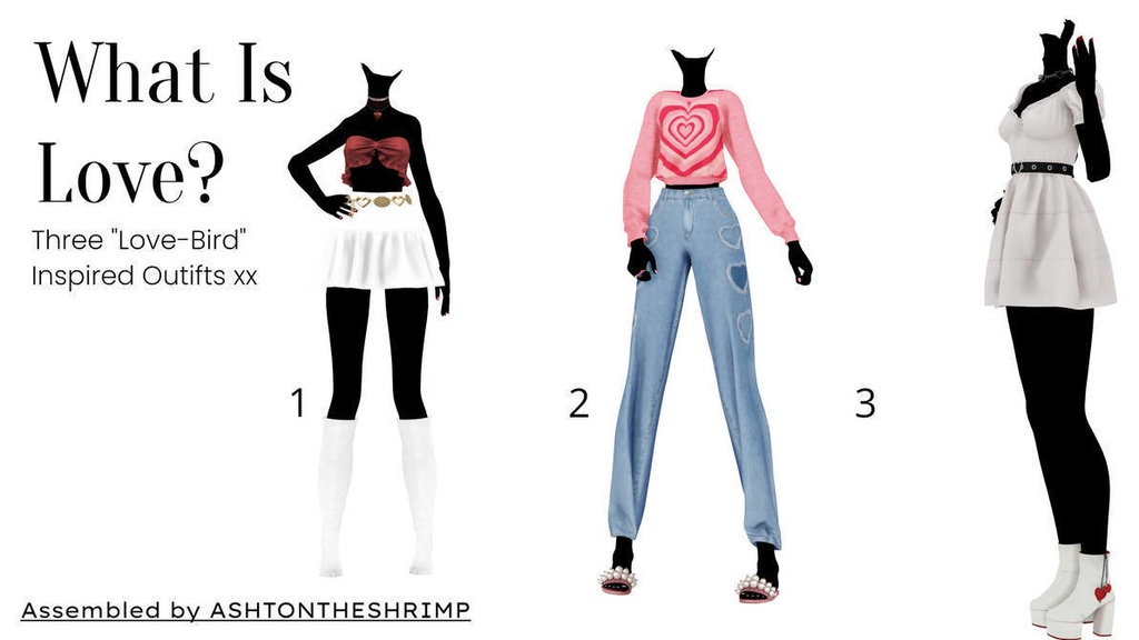 TDA What Is Love Outfit Bases (MMD)