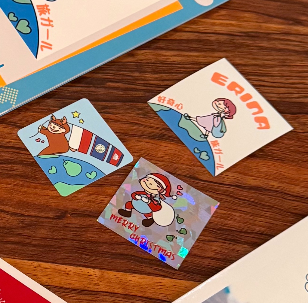 ステッカー -サンタさんver-