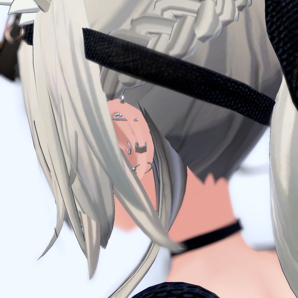 【翠羽-Suiha-対応/無料】工具ピアス（左耳）