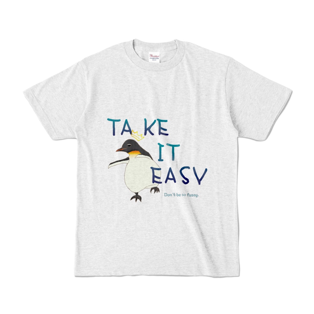 TAKE IT EASY ペンギンTシャツ アッシュ
