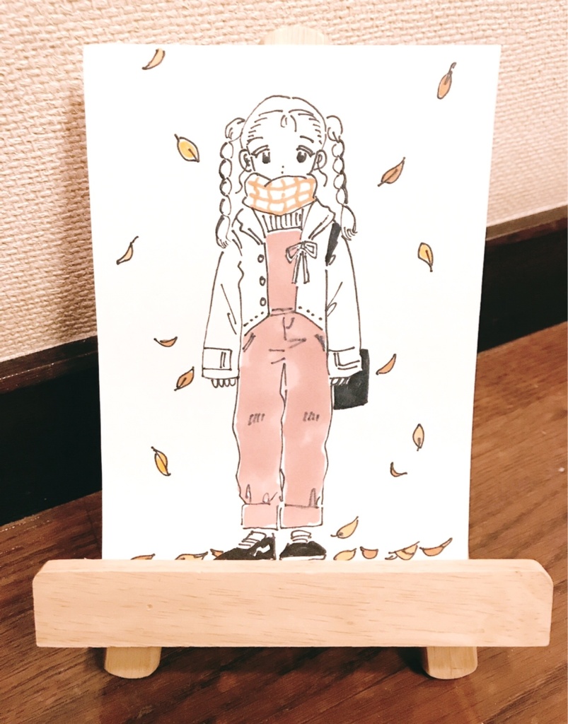 【原画】オーバーオールのみつあみ子