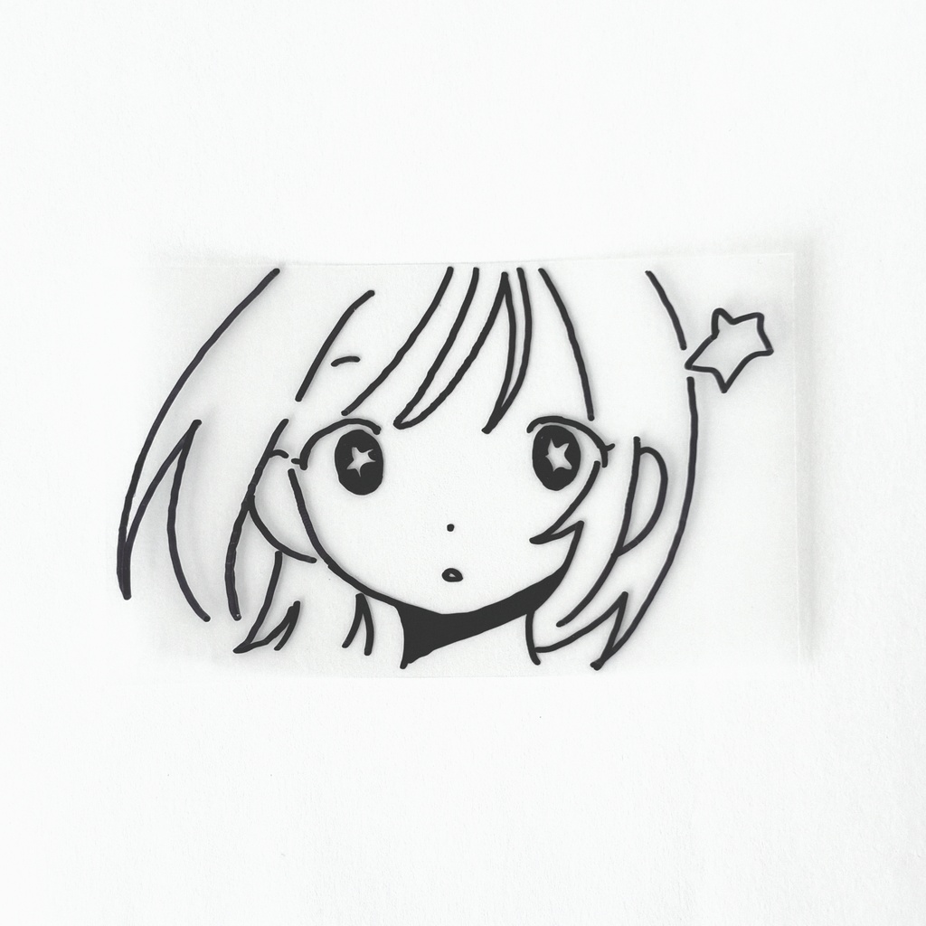 らくがきクリアシールセット⌇9