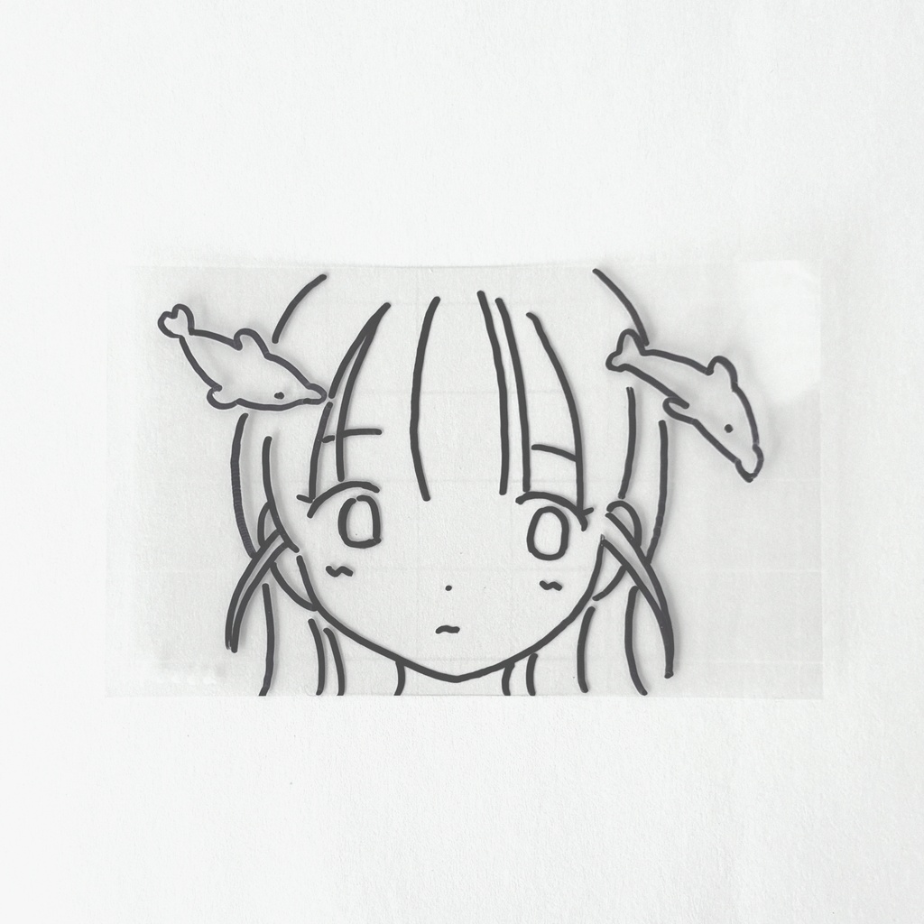 らくがきクリアシールセット⌇11