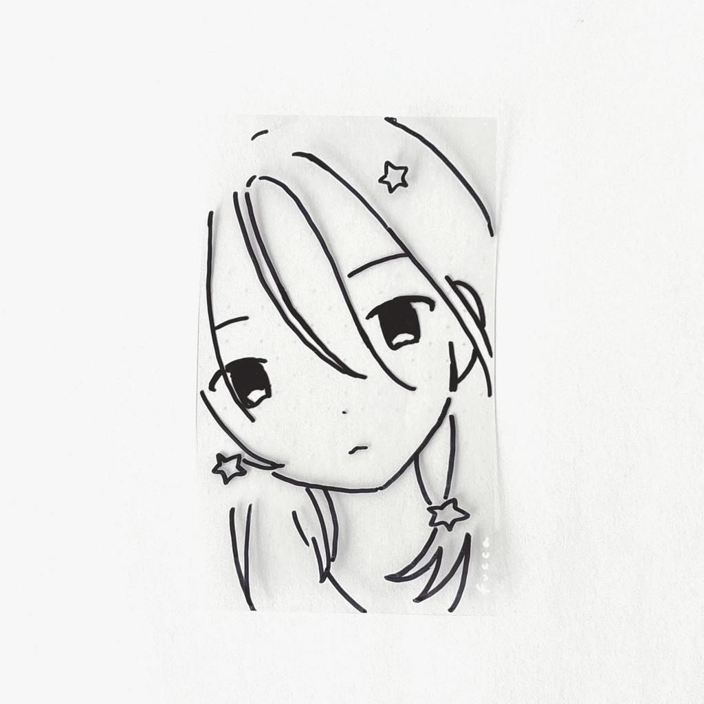 らくがきクリアシールセット⌇13