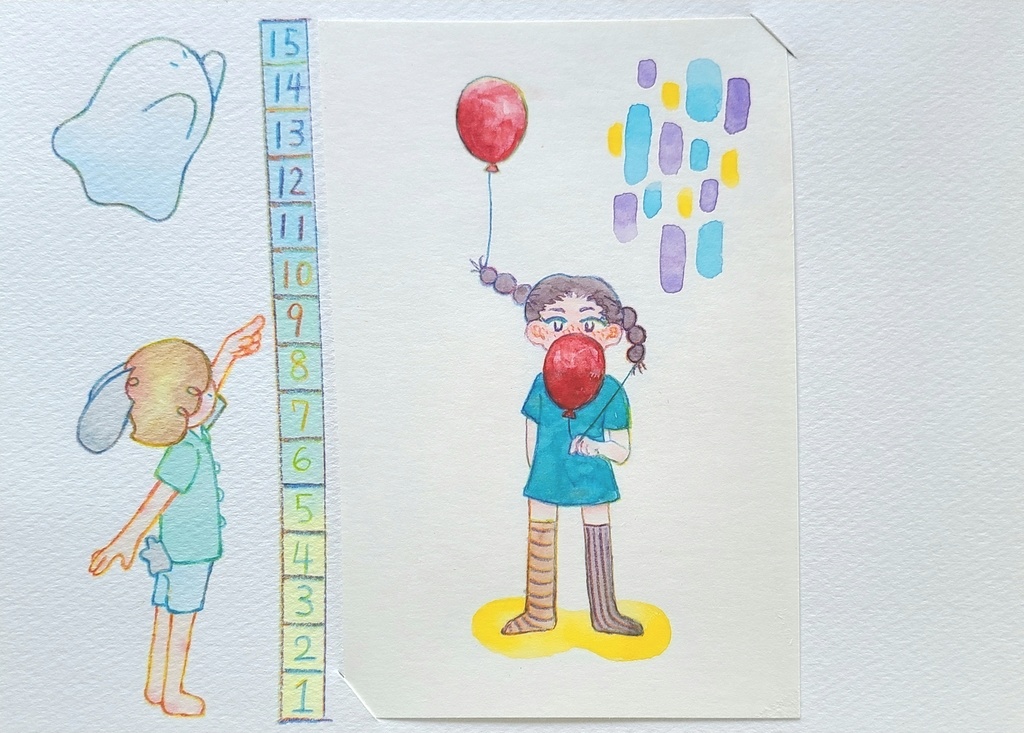 【アウトプット原画】ポスカサイズ前後【額縁なし】