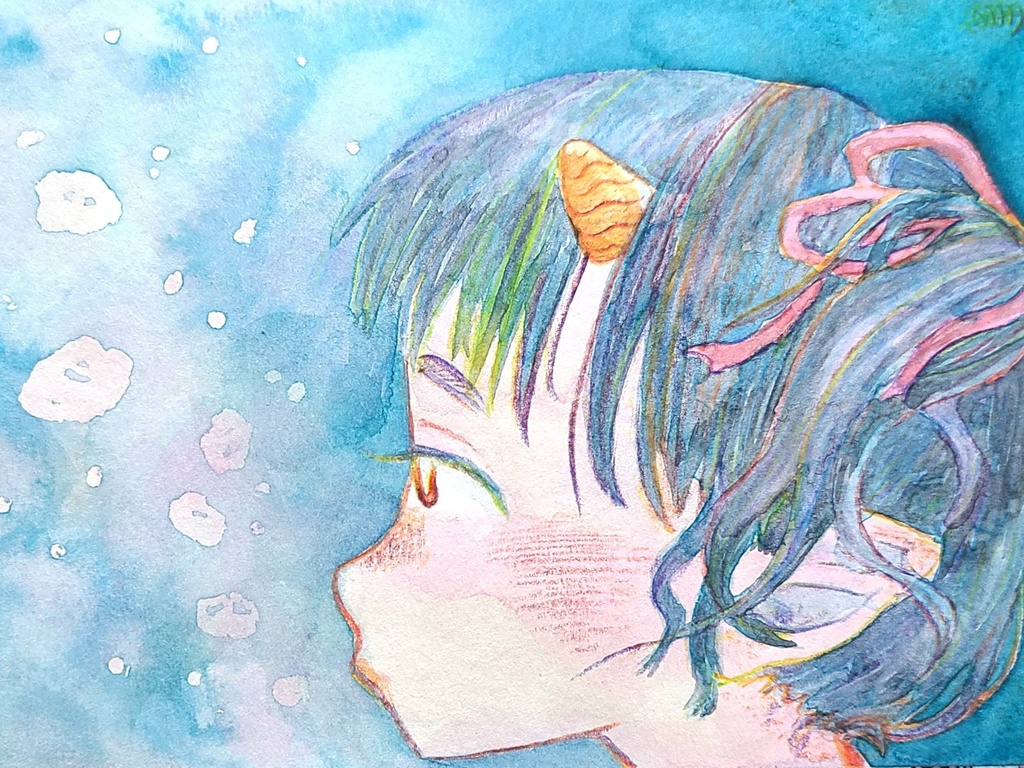 【アウトプット原画】ポスカサイズ前後【額縁なし】