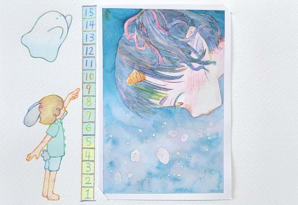 【アウトプット原画】ポスカサイズ前後【額縁なし】