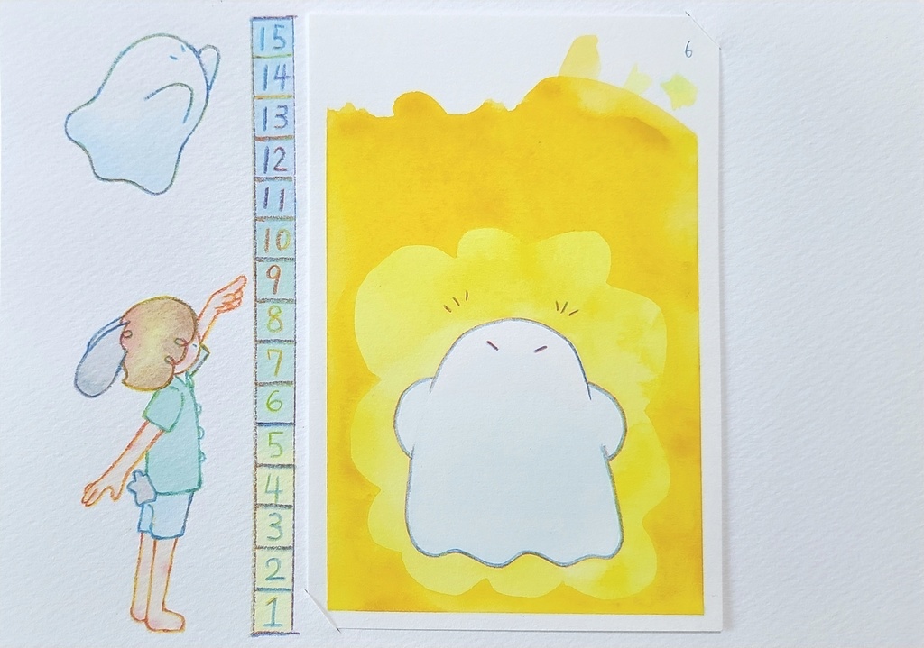 【絵本原画】オバケくん【額なし】