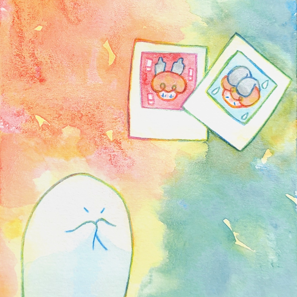 【絵本原画】オバケくん②【額なし】