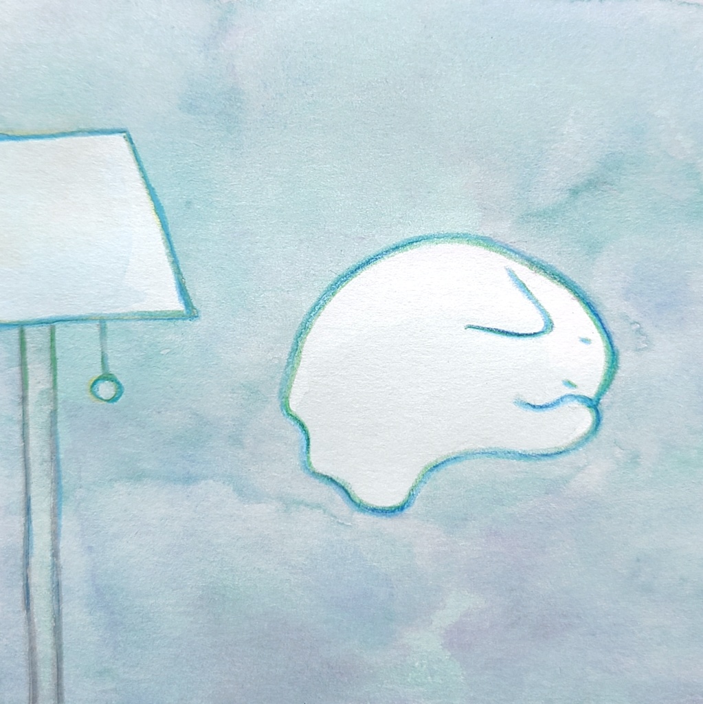 【絵本原画】オバケくん②【額なし】