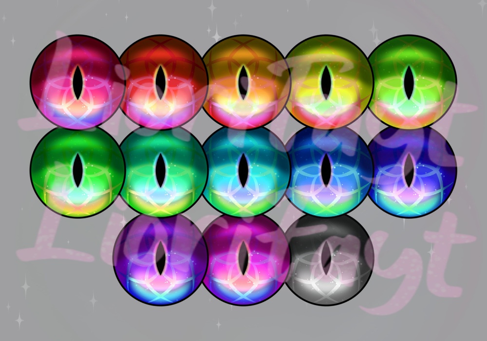 FlowerHex Eye Textures