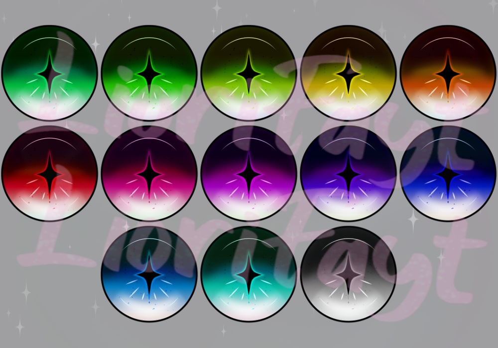 Harlequin Eye Textures