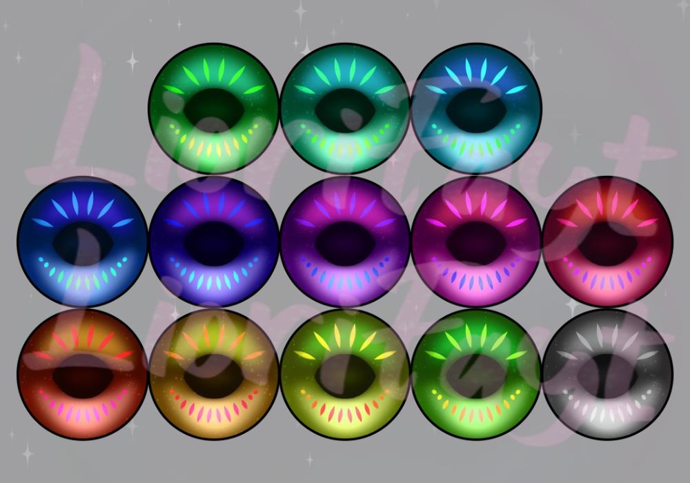 Aquatic Alien Eye Textures