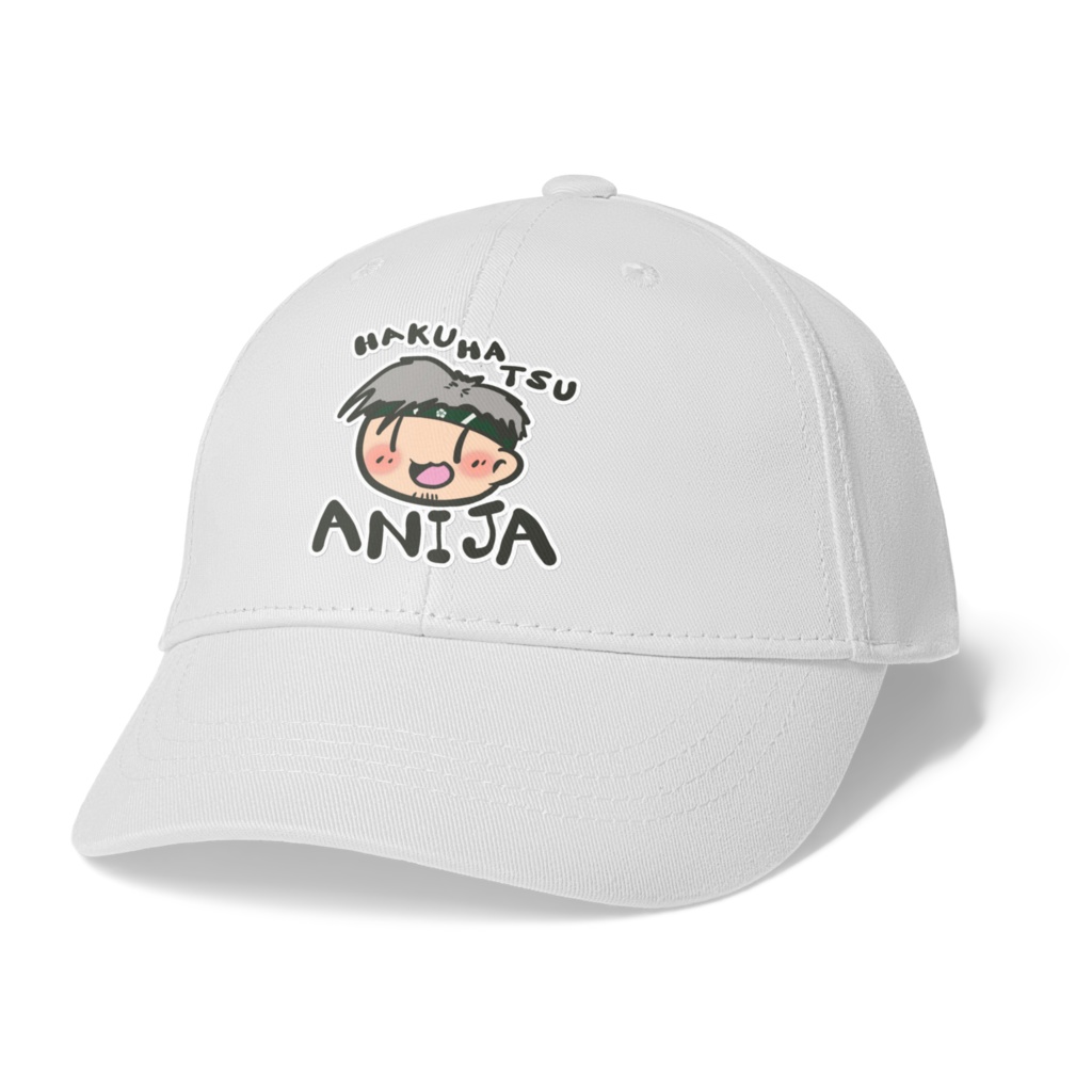 【ちゃわん娘】白髪兄キャップ